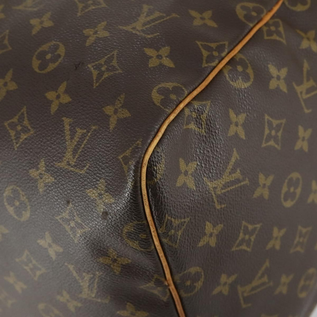 Louis Vuitton Keepall Bag Monogram Canvas Brown Canvas Travel Bag Bag (Pre-Owned)