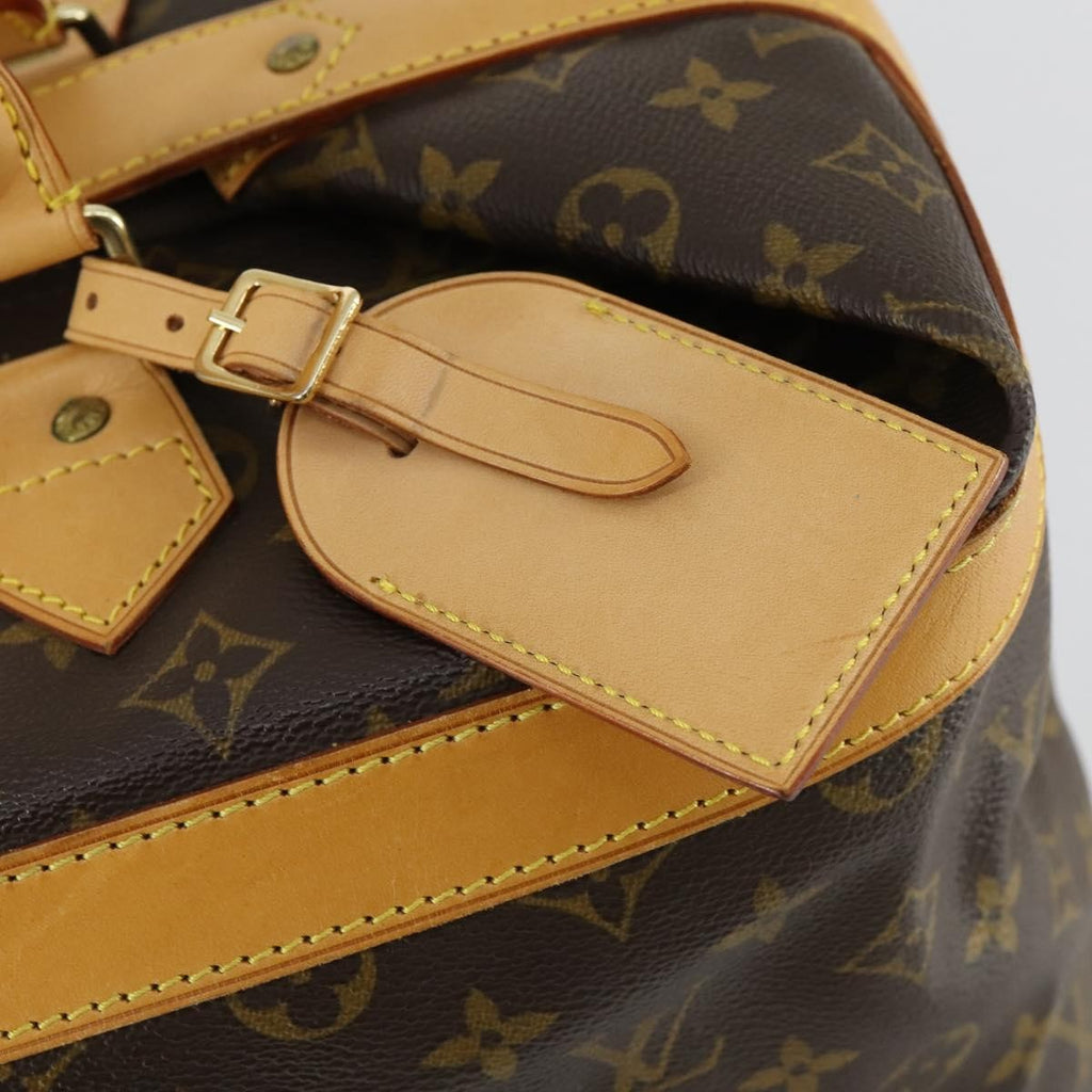 Louis Vuitton Cruiser Handbag Monogram Canvas Brown Canvas Travel Bag Bag (Pre-Owned)