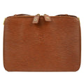 Fendi Vintage Shoulder Bag Leather Brown Leather Shoulder Bag Bag (Pre-Owned)