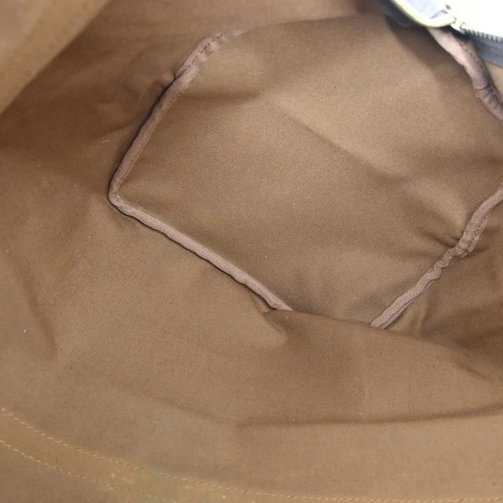 Louis Vuitton Keepall Bag Monogram Canvas Brown Canvas Travel Bag Bag (Pre-Owned)