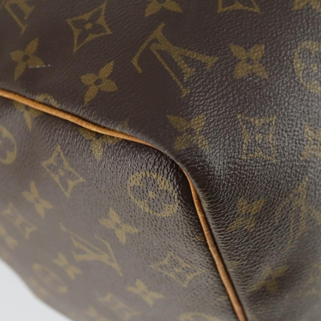 Louis Vuitton Keepall Bag Monogram Canvas Brown Canvas Travel Bag Bag (Pre-Owned)