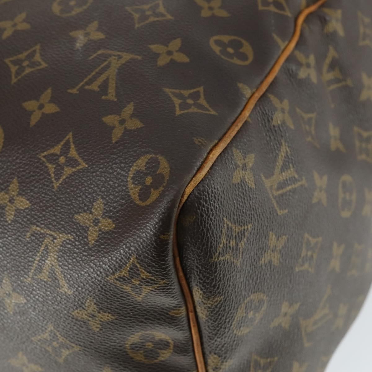 Louis Vuitton Keepall Bag Monogram Canvas Brown Canvas Travel Bag Bag (Pre-Owned)