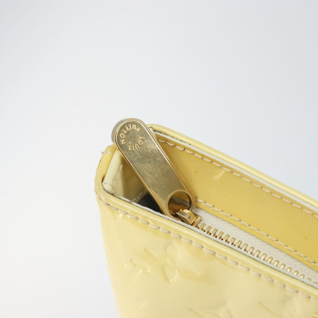 Louis Vuitton Brentwood Handbag Monogram Vernis Yellow Patent_Leather Tote Bag Bag (Pre-Owned)