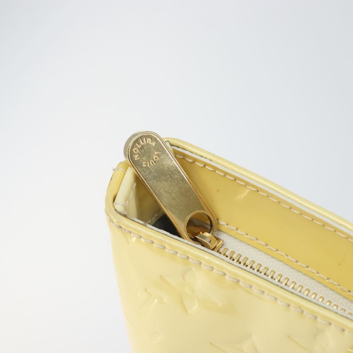 Louis Vuitton Brentwood Handbag Monogram Vernis Yellow Patent_Leather Tote Bag Bag (Pre-Owned)