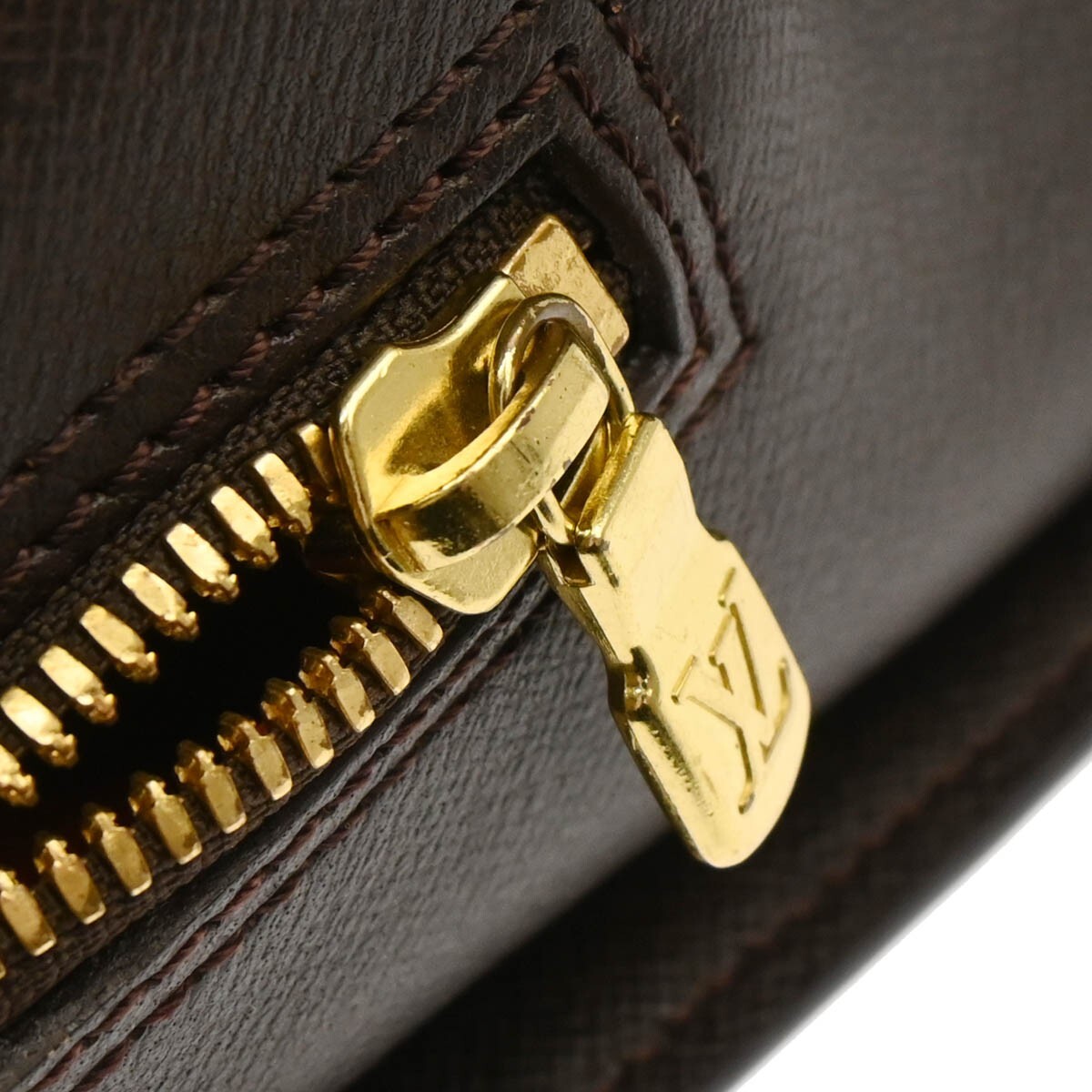 Louis Vuitton Triana Bag Damier Brown Canvas Handbag (Pre-Owned)