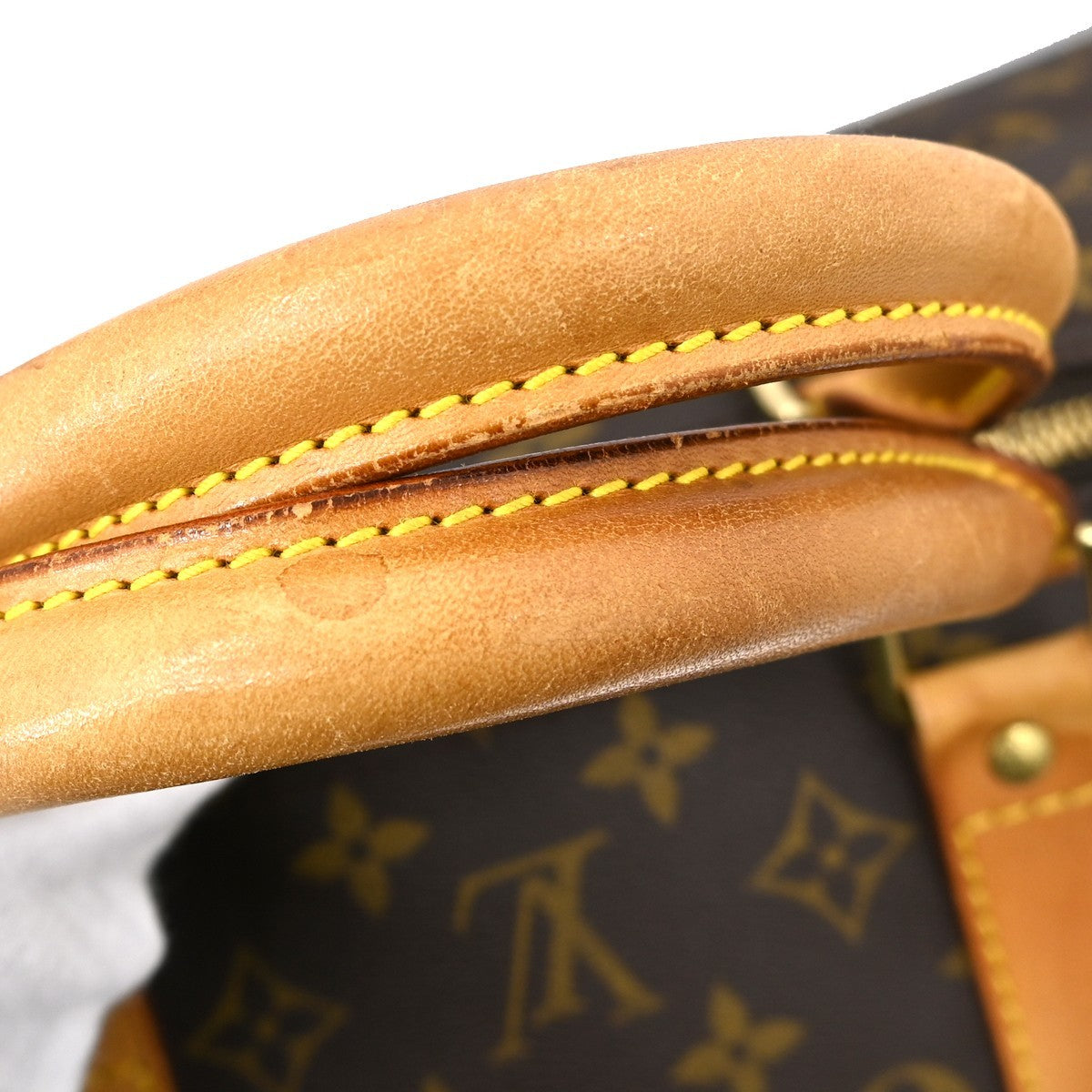 Louis Vuitton Keepall Bag Monogram Canvas Brown Canvas Travel Bag Bag (Pre-Owned)