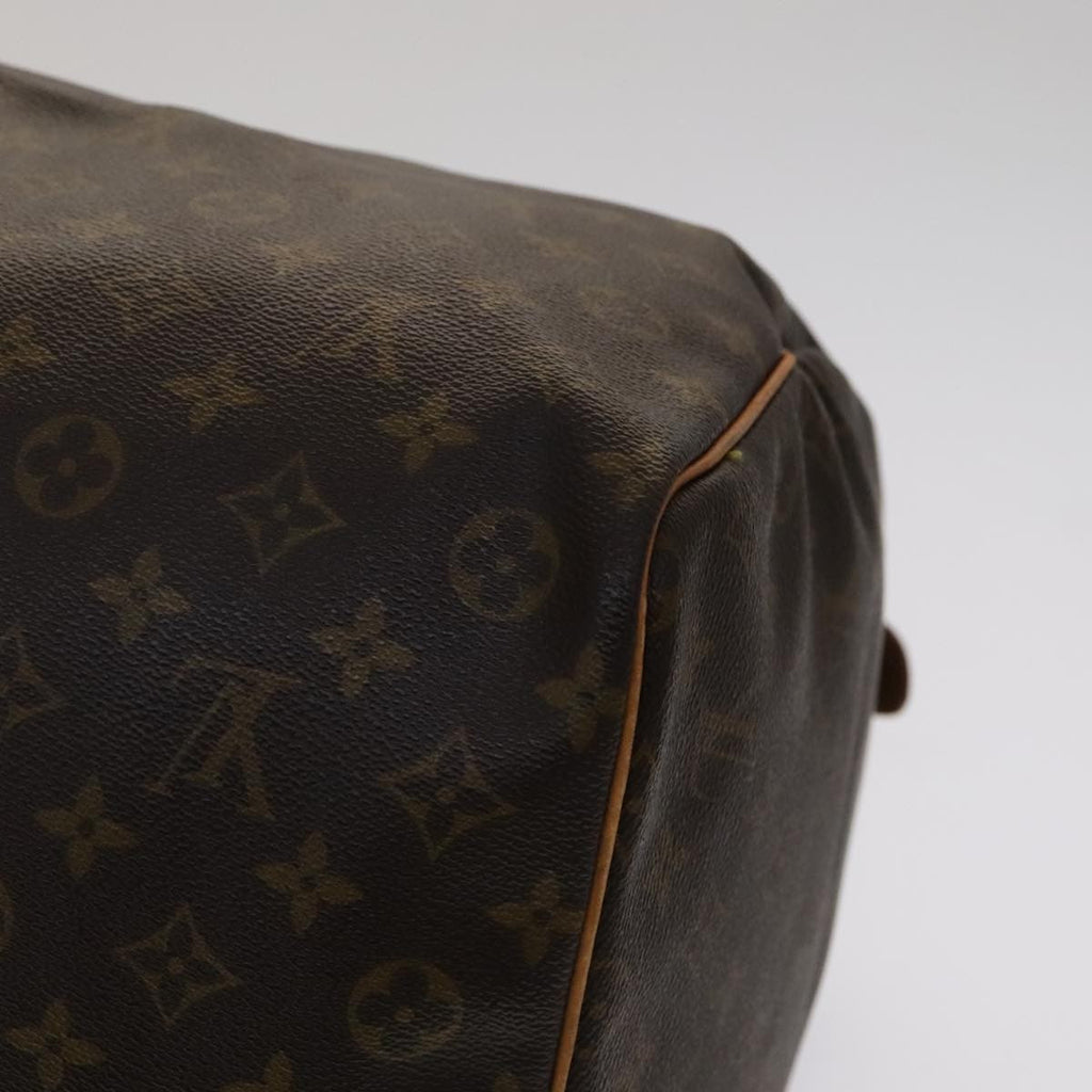 Louis Vuitton Keepall Bag Monogram Canvas Brown Canvas Travel Bag Bag (Pre-Owned)
