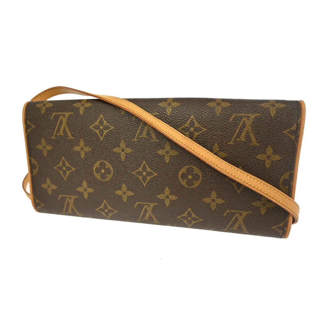 Louis Vuitton Twin Handbag Monogram Canvas Brown Canvas Clutche & Pouche Bag (Pre-Owned)