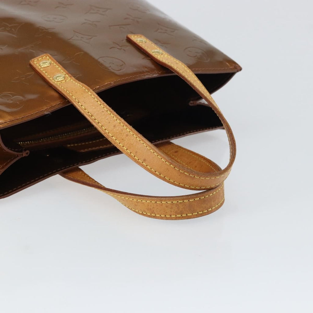 Louis Vuitton Reade Handbag Monogram Vernis Brown Patent_Leather Tote Bag Bag (Pre-Owned)