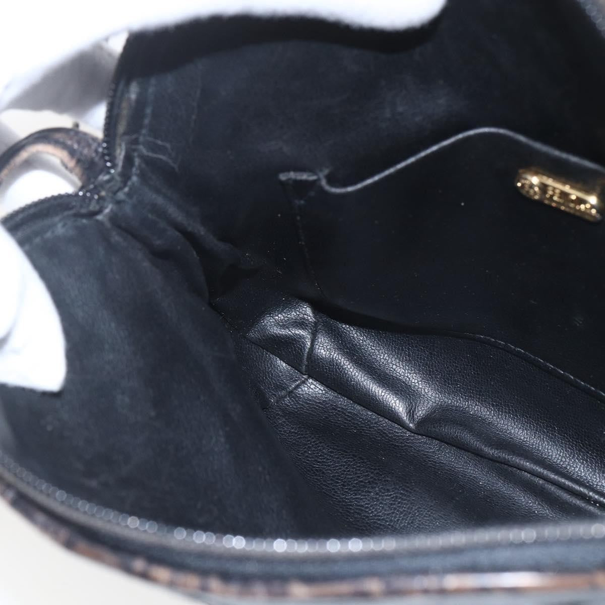 Fendi Vintage Shoulderbag Leather Black Leather Shoulder Bag Bag (Pre-Owned)