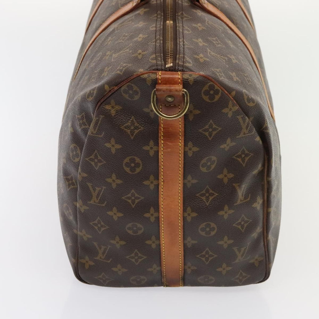 Louis Vuitton Keepall Bag Monogram Canvas Brown Canvas Travel Bag Bag (Pre-Owned)