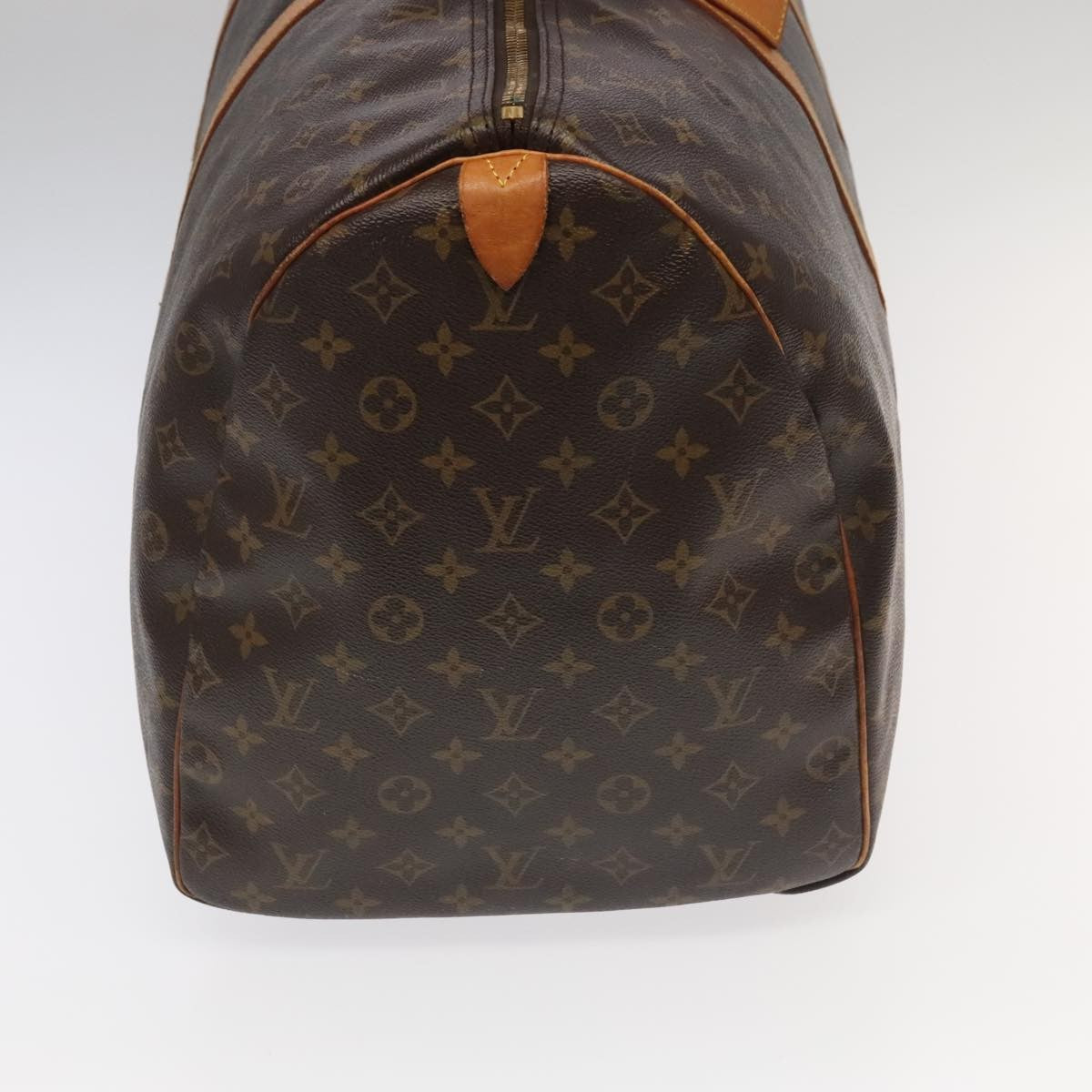 Louis Vuitton Keepall Bag Monogram Canvas Brown Canvas Travel Bag Bag (Pre-Owned)