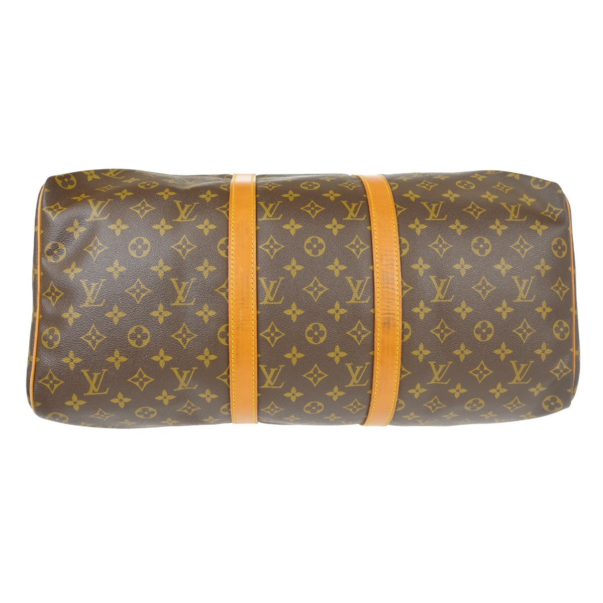 Louis Vuitton Keepall Bag Monogram Canvas Brown Canvas Travel Bag Bag (Pre-Owned)