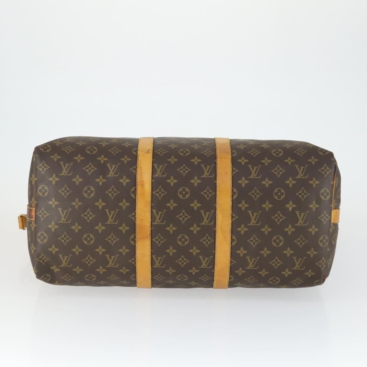 Louis Vuitton Keepall Bag Monogram Canvas Brown Canvas Travel Bag Bag (Pre-Owned)