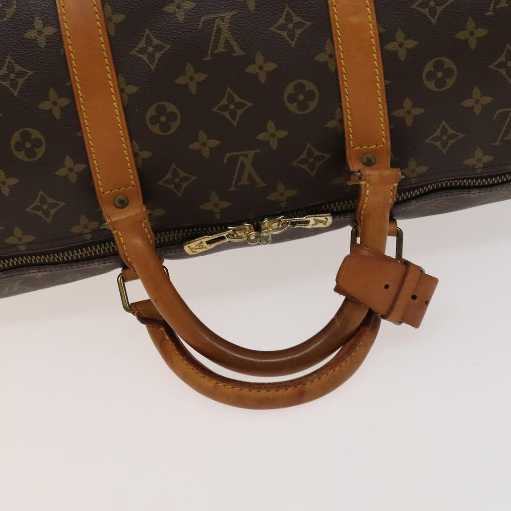 Louis Vuitton Keepall Bag Monogram Canvas Brown Canvas Travel Bag Bag (Pre-Owned)
