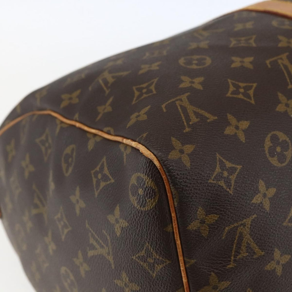 Louis Vuitton Keepall Bag Monogram Canvas Brown Canvas Travel Bag Bag (Pre-Owned)
