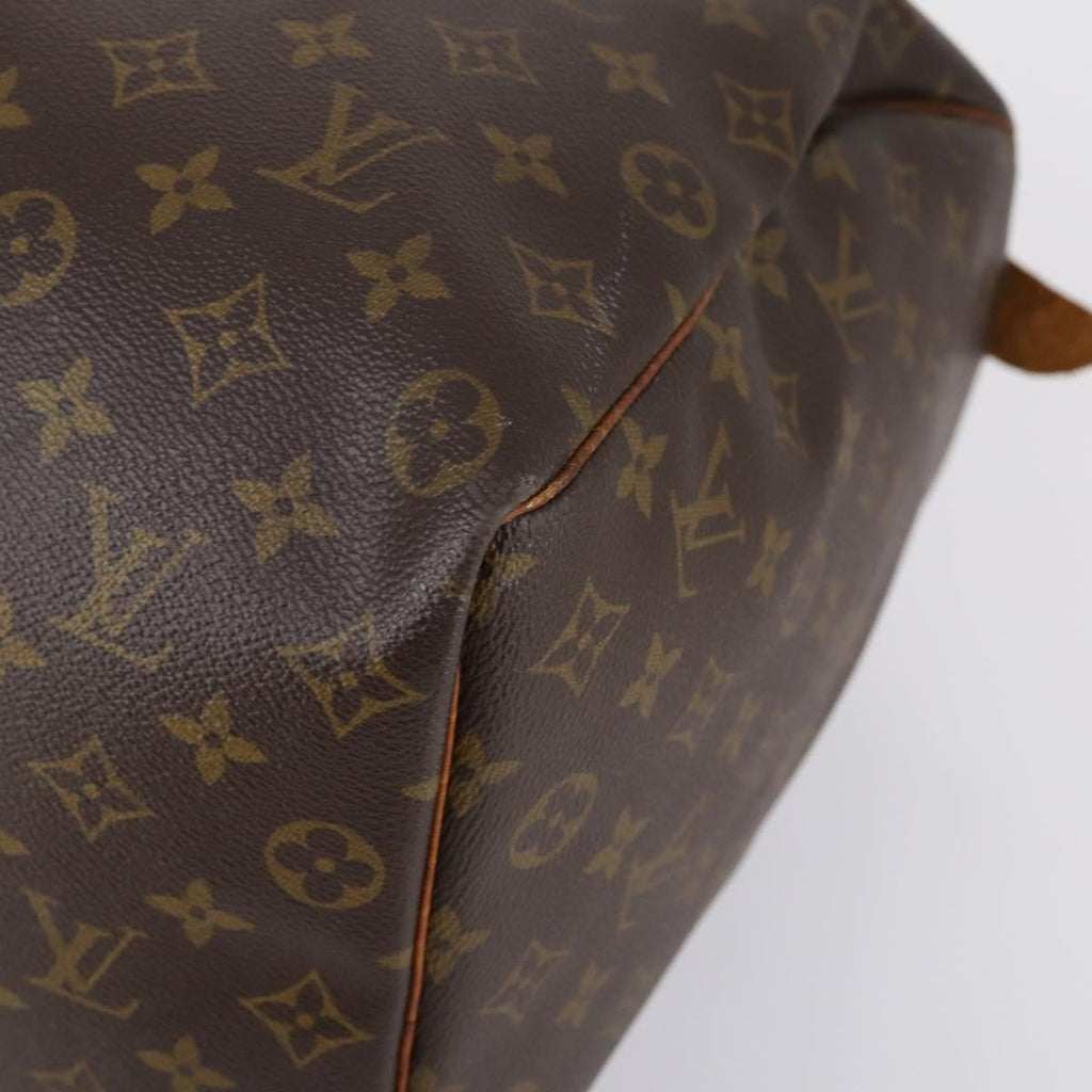Louis Vuitton Keepall Bag Monogram Canvas Brown Canvas Travel Bag Bag (Pre-Owned)