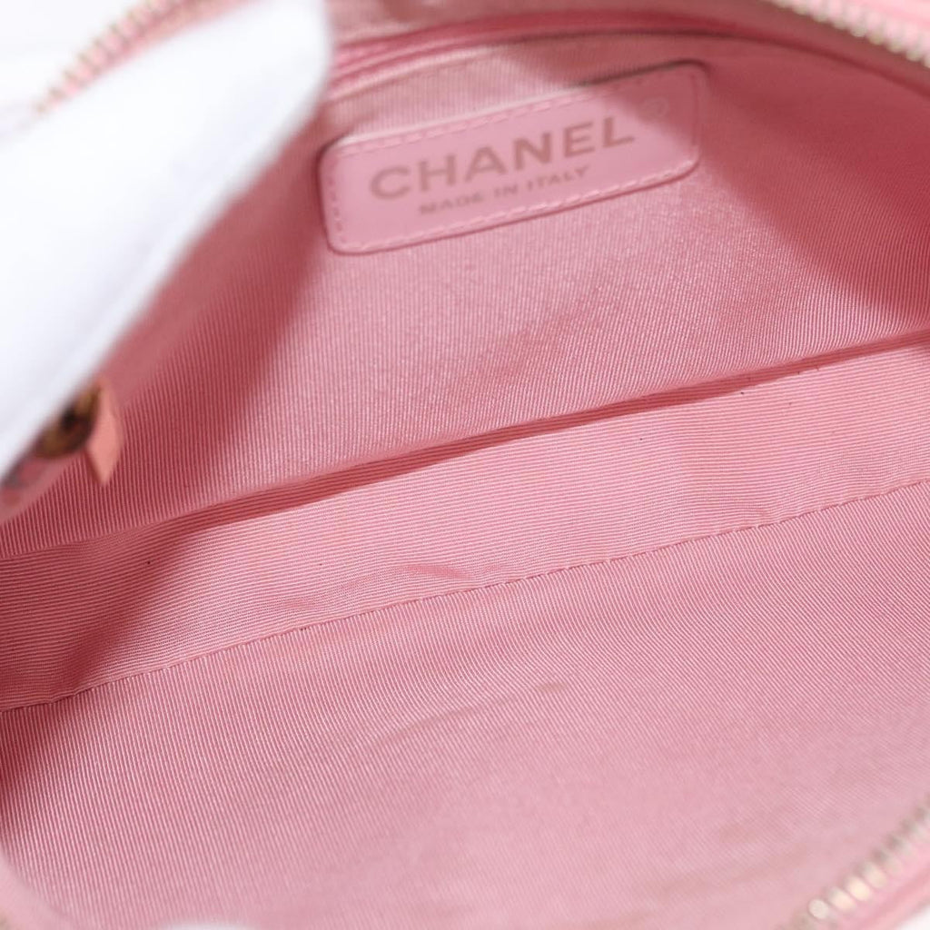 Chanel Timeless Cc Chain Shoulder Bag Quilted Caviar Pink Leather Shoulder Bag Bag (Pre-Owned)