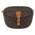 Louis Vuitton Jeune Fille Handbag Monogram Canvas Brown Canvas Shoulder Bag Bag (Pre-Owned)