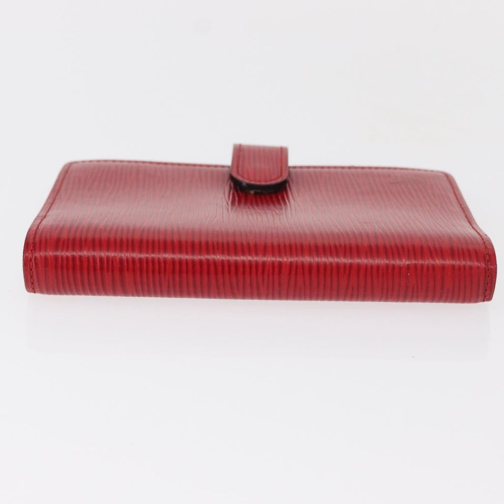 Louis Vuitton Agenda Cover Epi Leather Red Leather Wallets Accessory (Pre-Owned)