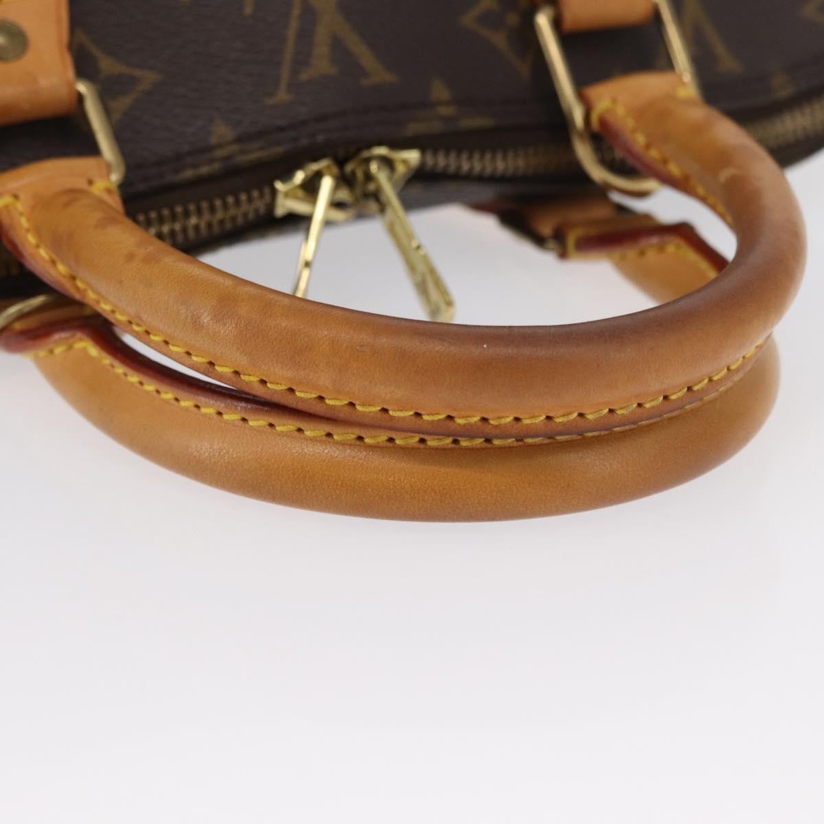Louis Vuitton Alma Handbag Monogram Canvas Brown Canvas Handbag (Pre-Owned)