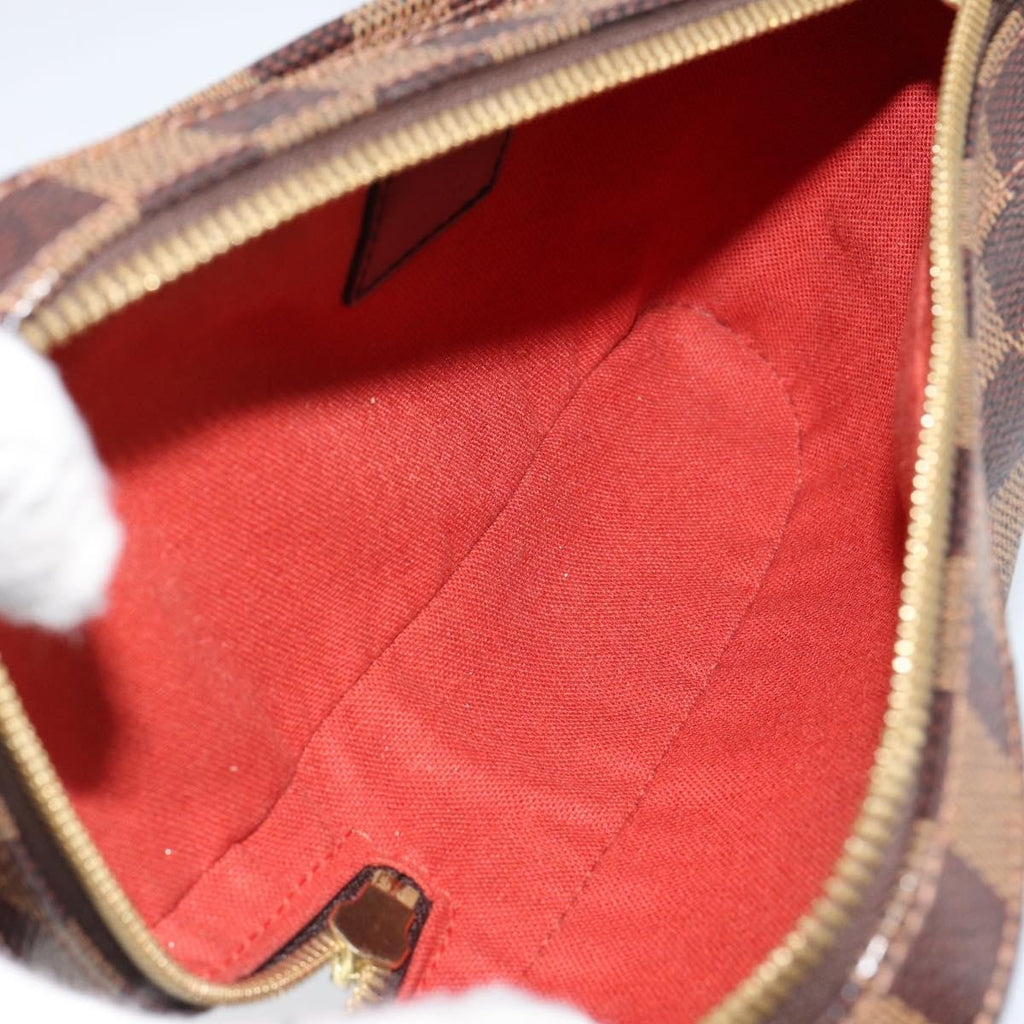 Louis Vuitton Geronimos Waist Bag Damier Brown Canvas Shoulder Bag Bag (Pre-Owned)