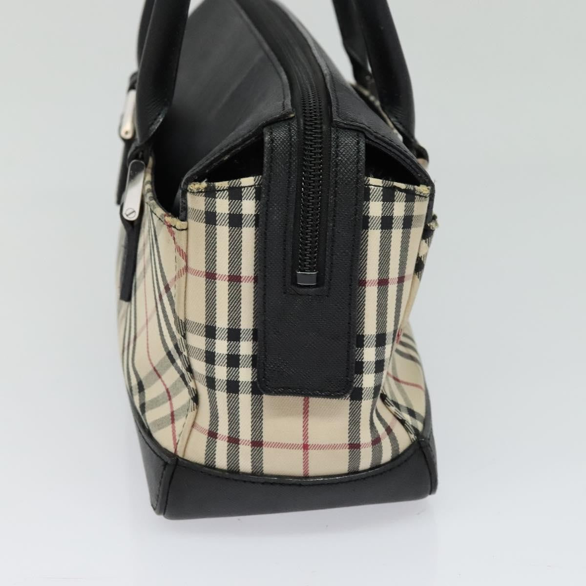 Burberry Nova Check Handbag Nova Check Canvas And Leather Beige Canvas Handbag (Pre-Owned)