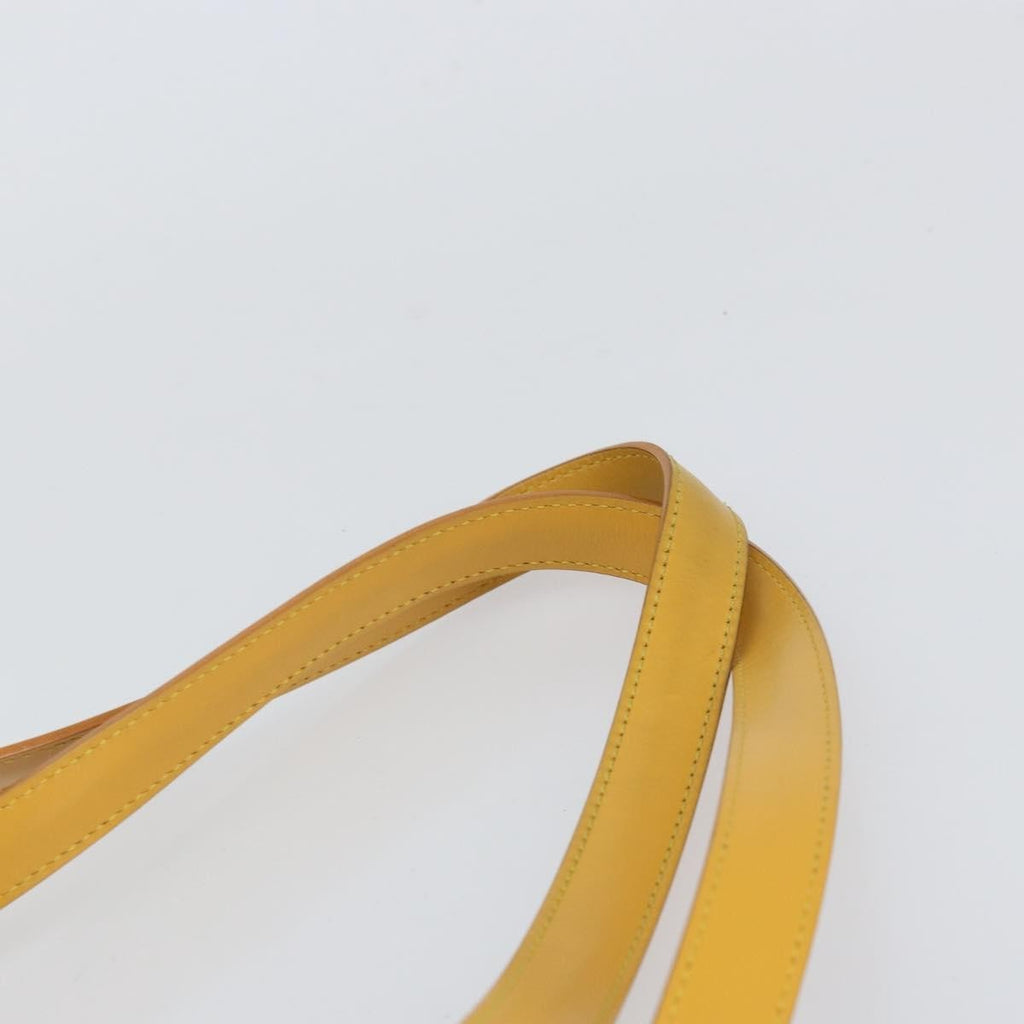 Louis Vuitton Saint Jacques Handbag Epi Leather Yellow Leather Shoulder Bag Bag (Pre-Owned)