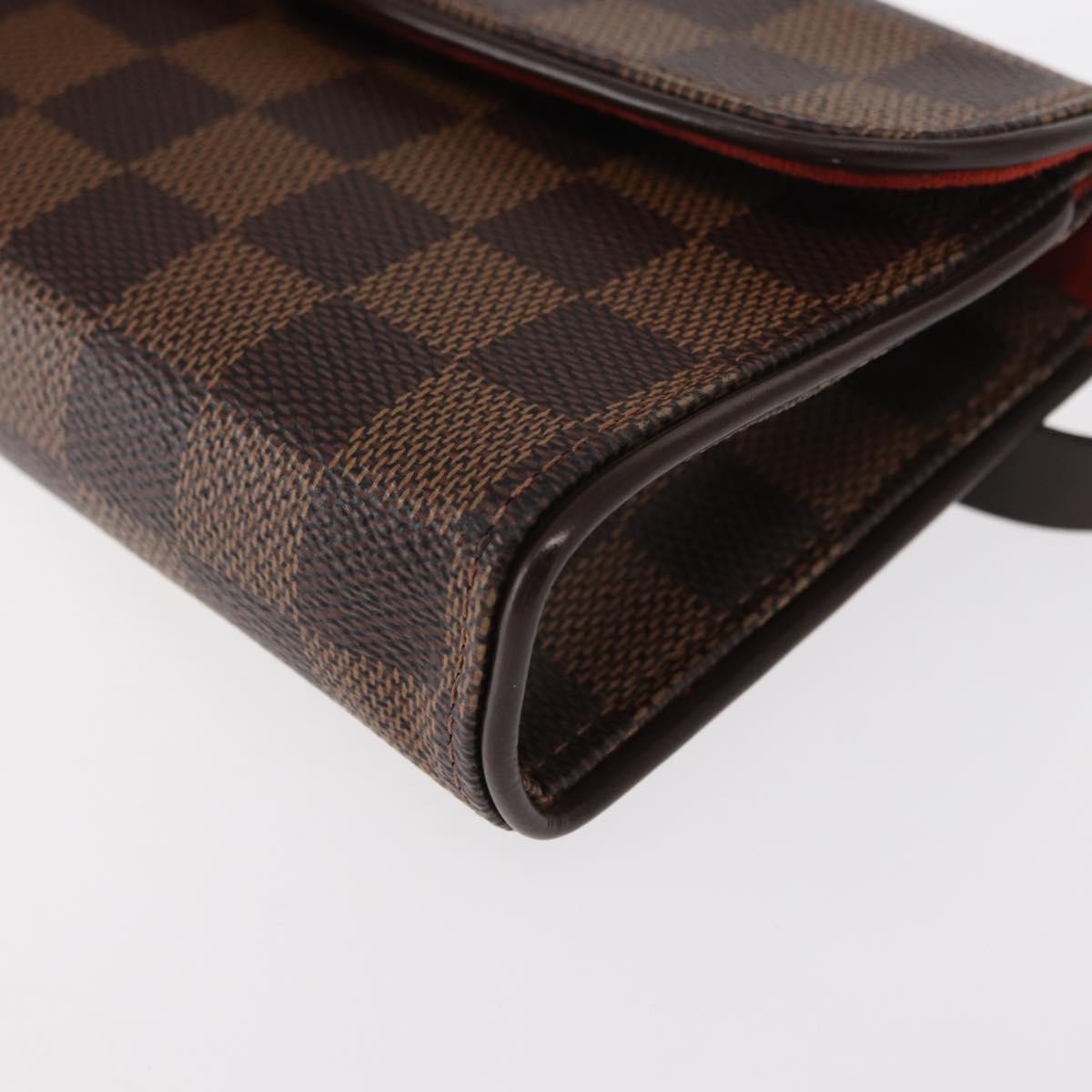 Louis Vuitton Florentine Waist Bag Monogram Canvas Brown Canvas Clutche & Pouche Bag (Pre-Owned)