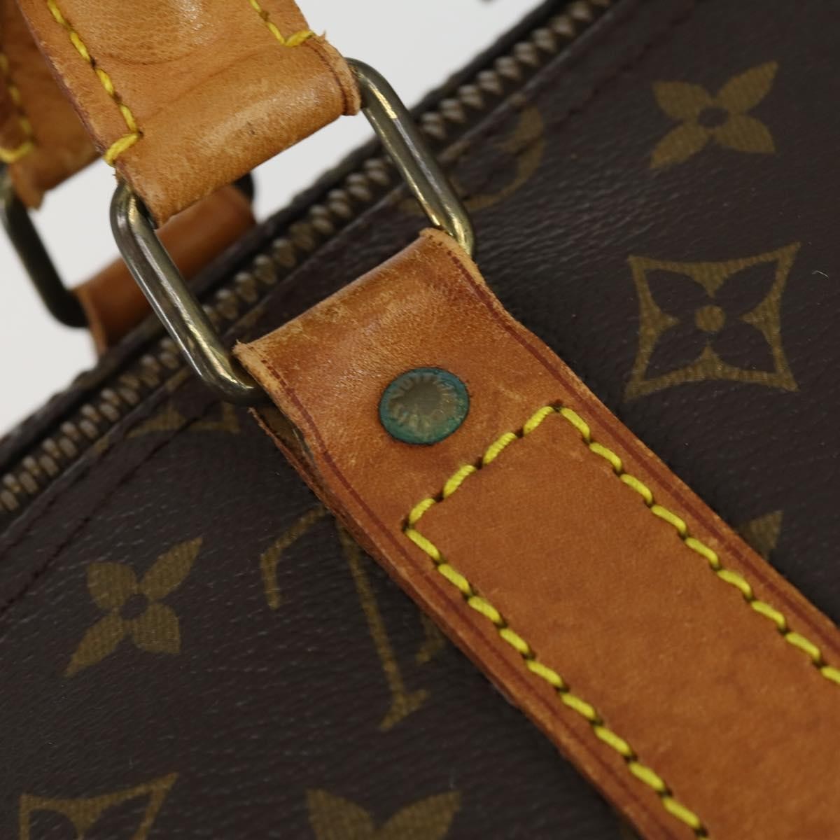 Louis Vuitton Keepall Bag Monogram Canvas Brown Canvas Travel Bag Bag (Pre-Owned)