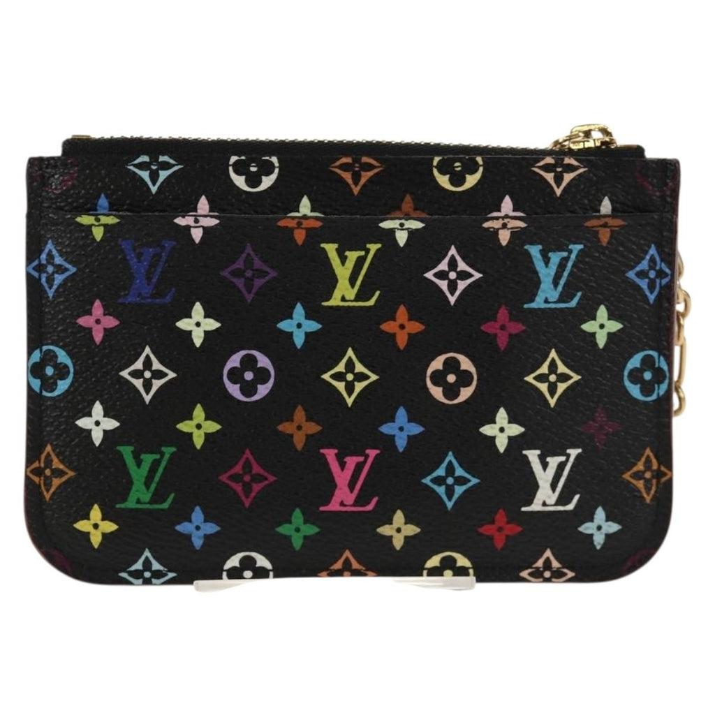 Louis Vuitton Pochette Clés Nm Monogram Multicolor Canvas Black Canvas Wallets Accessory (Pre-Owned)