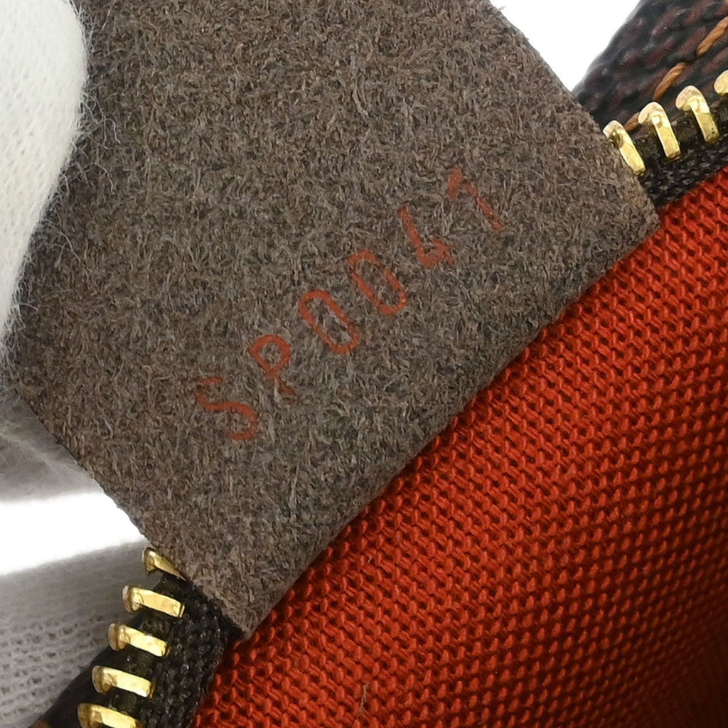 Louis Vuitton Trousse Make Up Bag Damier Canvas Brown Canvas Clutche & Pouche Bag (Pre-Owned)