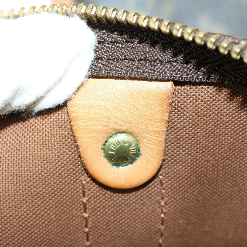 Louis Vuitton Keepall Bag Monogram Canvas Brown Canvas Travel Bag Bag (Pre-Owned)