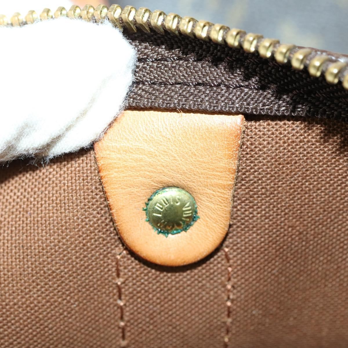 Louis Vuitton Keepall Bag Monogram Canvas Brown Canvas Travel Bag Bag (Pre-Owned)