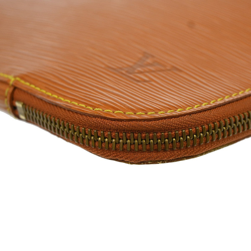 Louis Vuitton Pochette Jour Epi Leather Brown Leather Clutche & Pouche Bag (Pre-Owned)