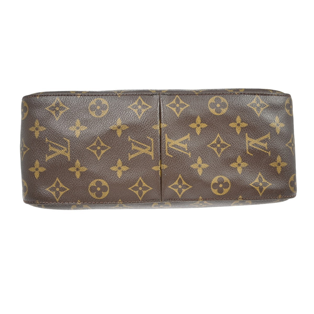 Louis Vuitton Monogram Looping Handbag Monogram Canvas Brown Canvas Shoulder Bag Bag (Pre-Owned)