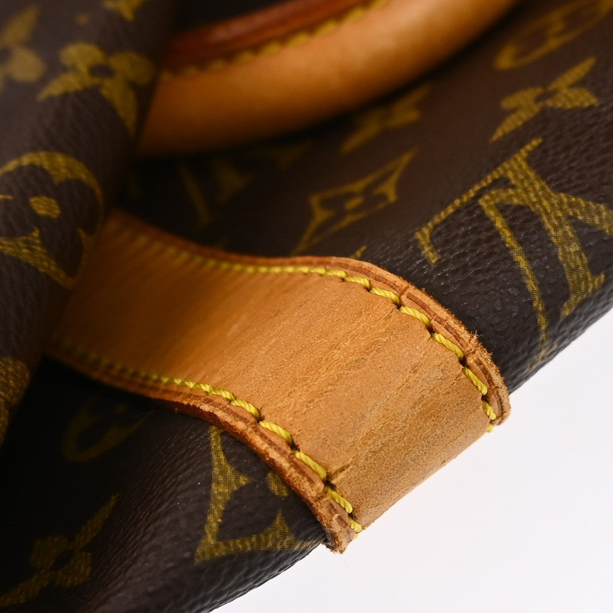 Louis Vuitton Keepall Bandouliere Bag Monogram Canvas Brown Canvas Handbag (Pre-Owned)