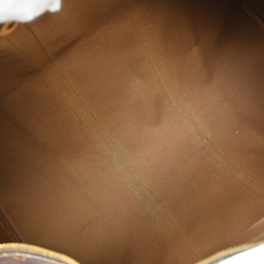 Louis Vuitton Keepall Bag Monogram Canvas Brown Canvas Travel Bag Bag (Pre-Owned)
