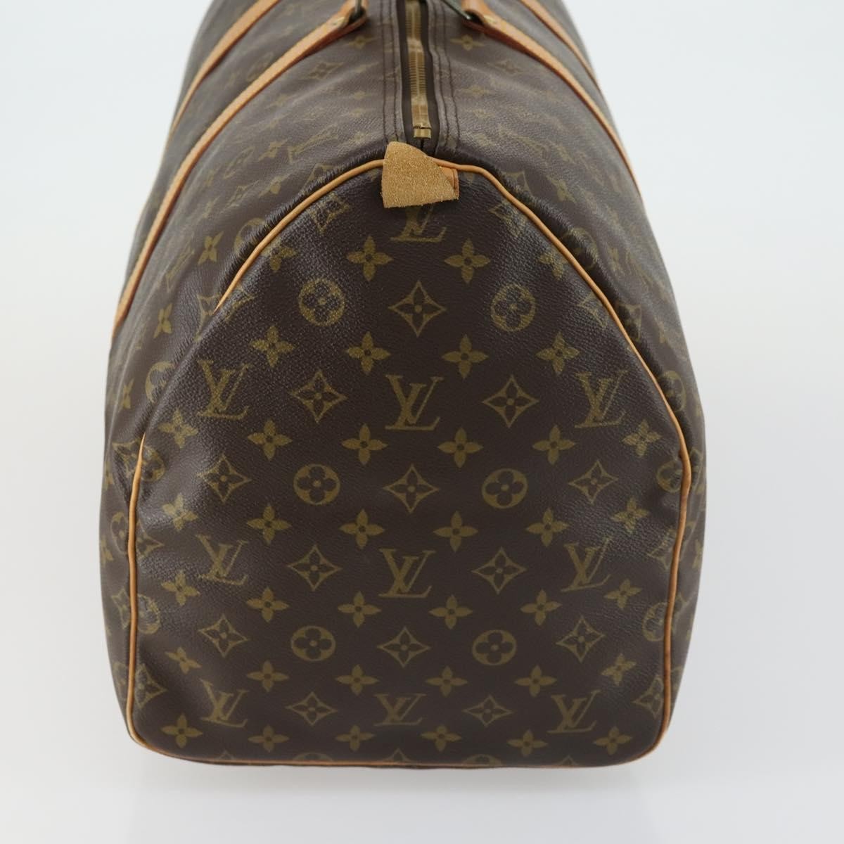 Louis Vuitton Keepall Bag Monogram Canvas Brown Canvas Travel Bag Bag (Pre-Owned)