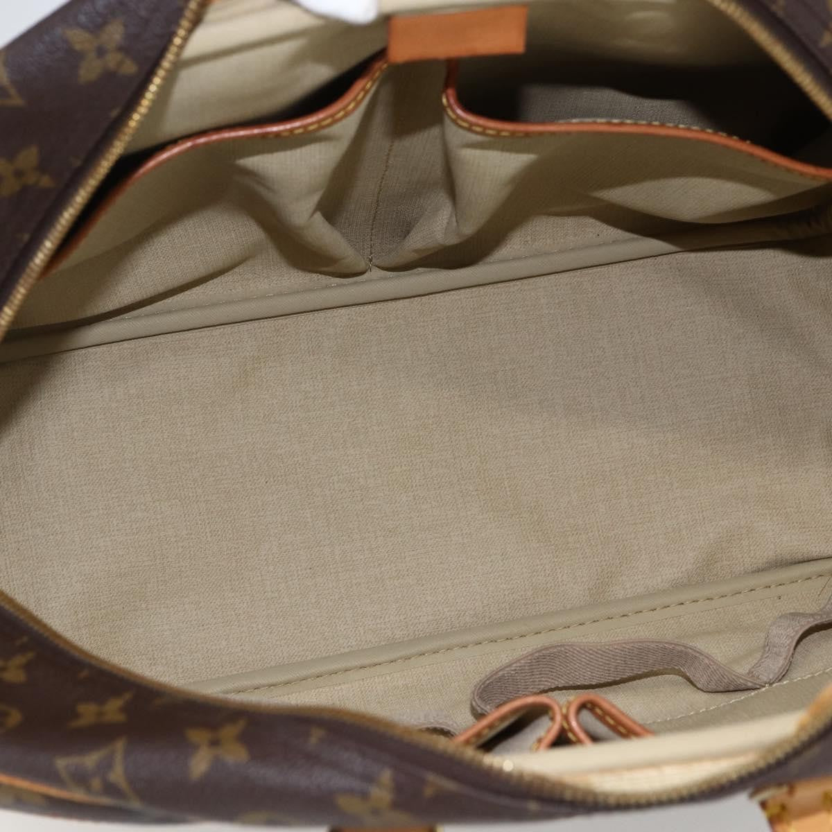 Louis Vuitton Deauville Handbag Monogram Canvas Brown Canvas Handbag (Pre-Owned)