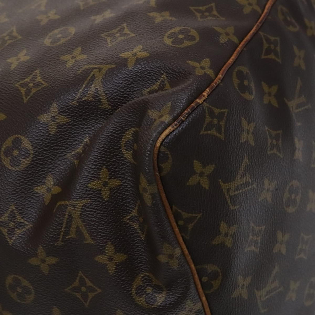 Louis Vuitton Keepall Bag Monogram Canvas Brown Canvas Travel Bag Bag (Pre-Owned)