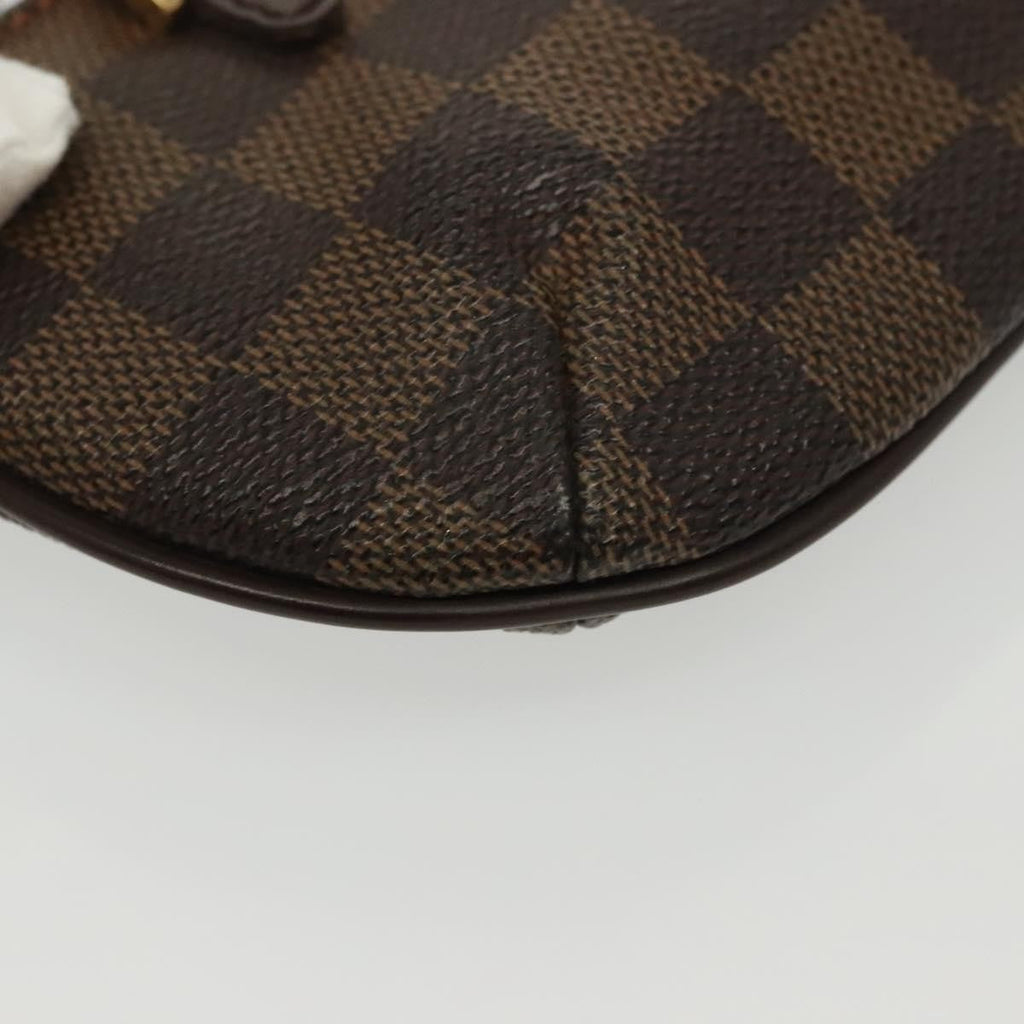 Louis Vuitton Manosque Pochette Damier Brown Canvas Clutche & Pouche Bag (Pre-Owned)