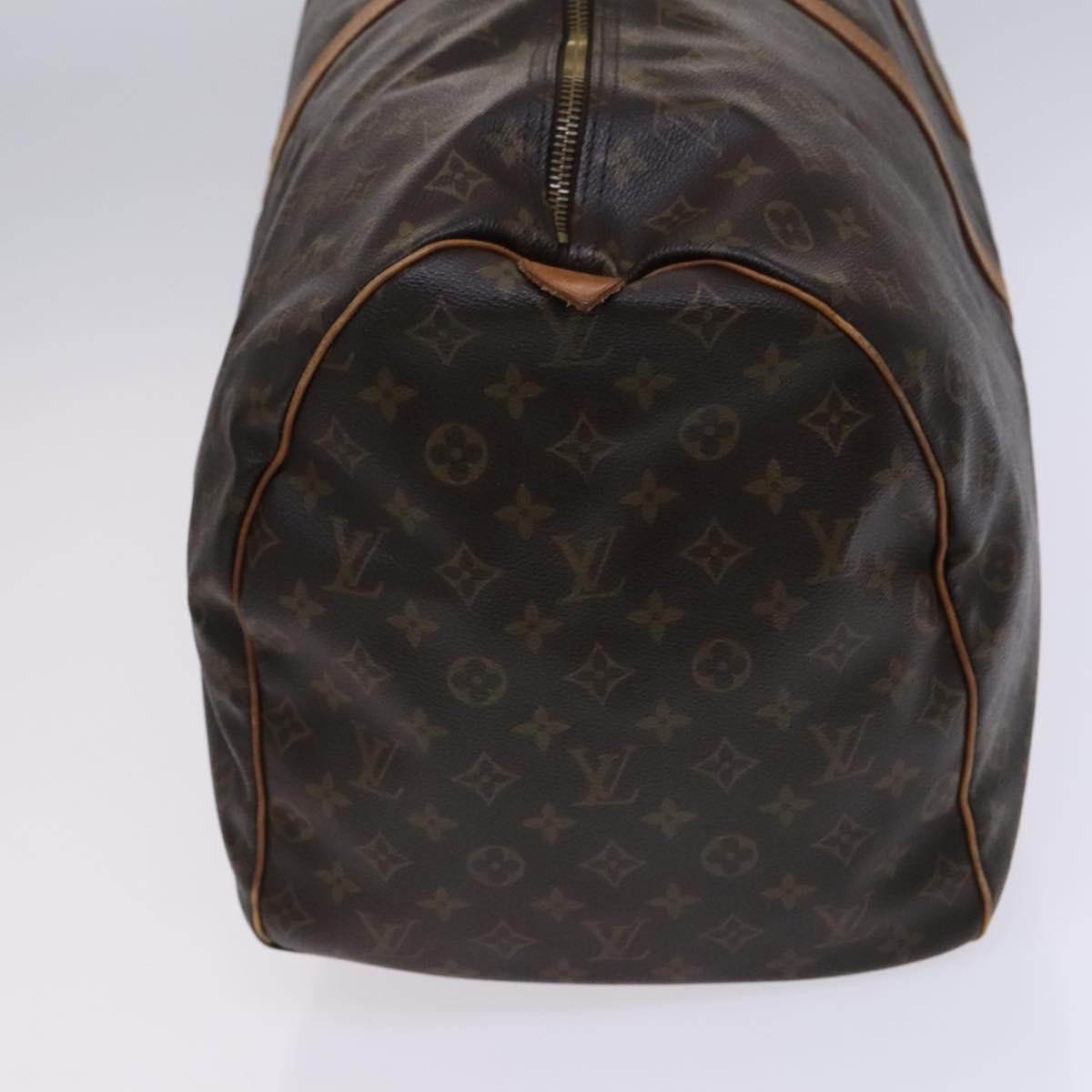 Louis Vuitton Keepall Bag Monogram Canvas Brown Canvas Travel Bag Bag (Pre-Owned)