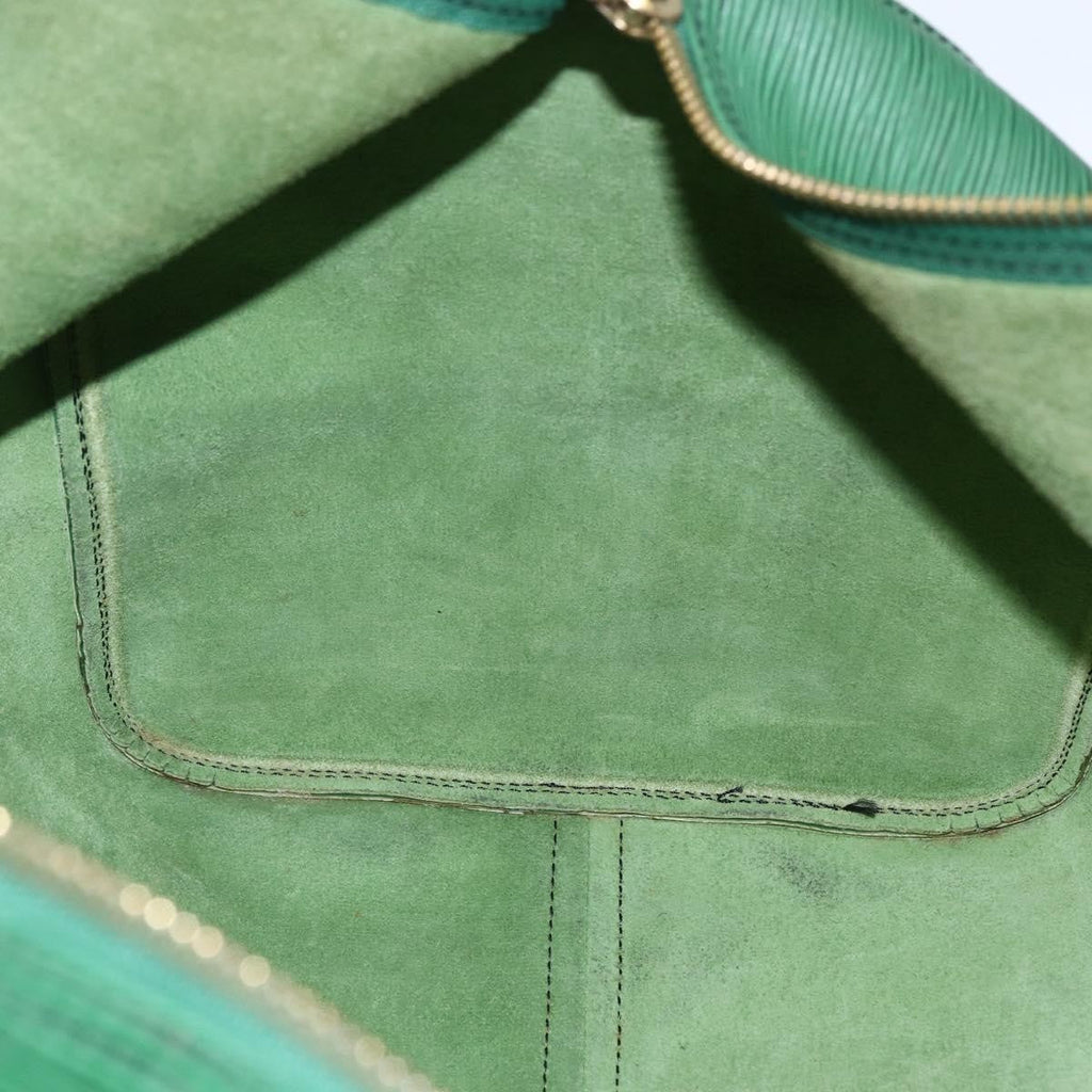 Louis Vuitton Keepall Bag Epi Leather Green Epi Leather Travel Bag Bag (Pre-Owned)
