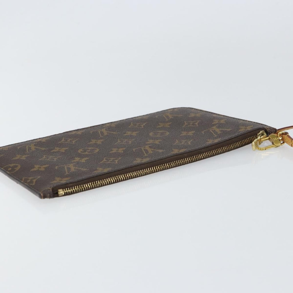 Louis Vuitton Neverfull Pochette Monogram Canvas Brown Canvas Clutche & Pouche Bag (Pre-Owned)