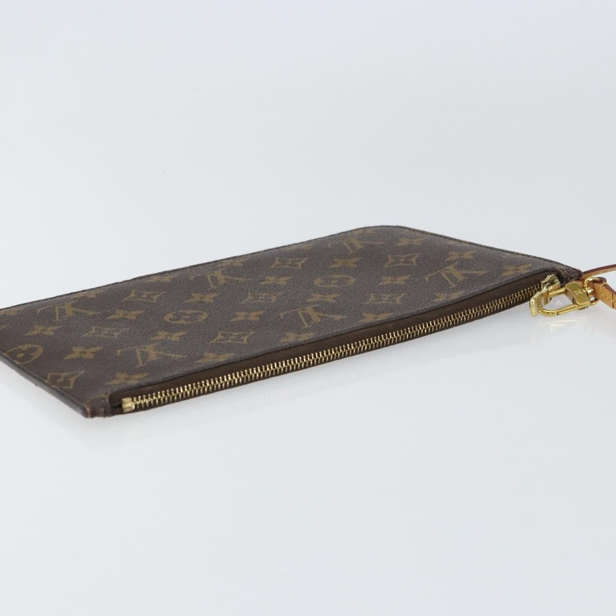 Louis Vuitton Neverfull Pochette Monogram Canvas Brown Canvas Clutche & Pouche Bag (Pre-Owned)