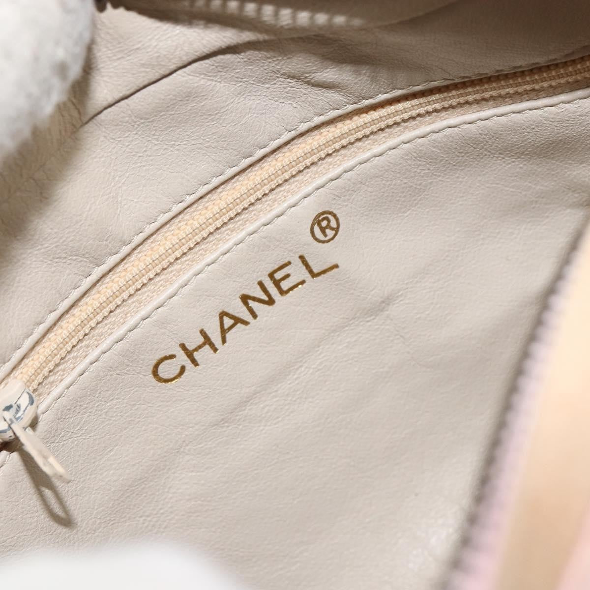 Chanel Vintage Camera Tassel Bag Satin Pink Satin Shoulder Bag Bag (Pre-Owned)