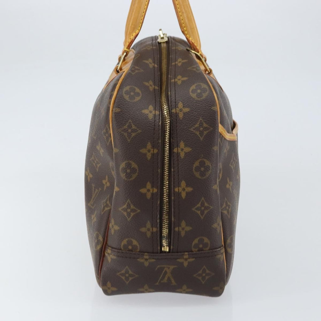 Louis Vuitton Deauville Handbag Monogram Canvas Brown Canvas Handbag (Pre-Owned)