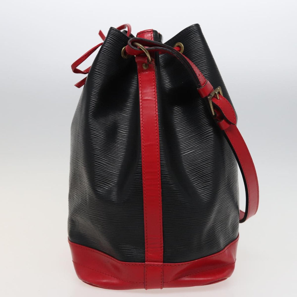Louis Vuitton Bicolor Noe Handbag Epi Leather Black Leather Shoulder Bag Bag (Pre-Owned)