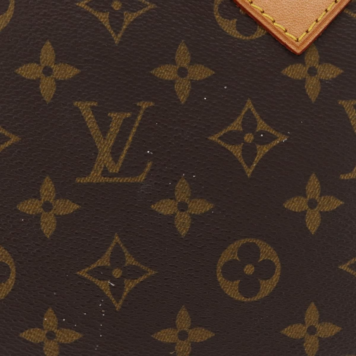 Louis Vuitton Alma Handbag Monogram Canvas Brown Canvas Handbag (Pre-Owned)